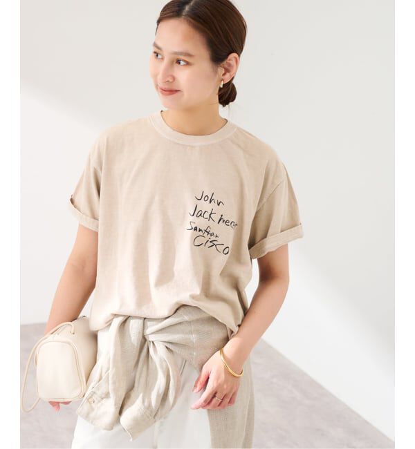 FRAMeWORK「≪追加≫J.J.MERCER フォト&ロゴTEE 2」|Tシャツ・カットソー|ベージュ