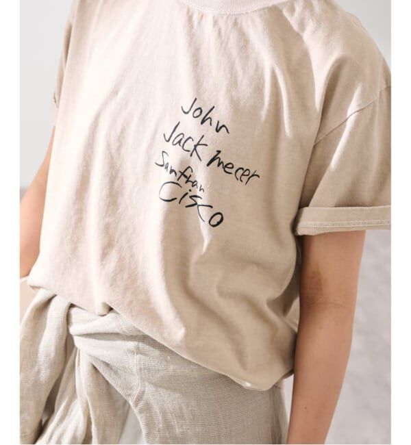 FRAMeWORK「≪追加≫J.J.MERCER フォト&ロゴTEE 2」|Tシャツ・カットソー|