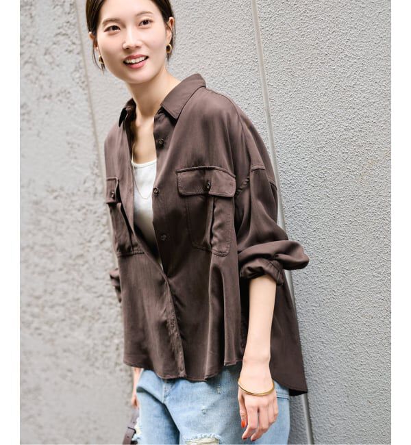 FRAMeWORK「≪予約≫リヨセルWORK SHIRT」|シャツ・ブラウス|