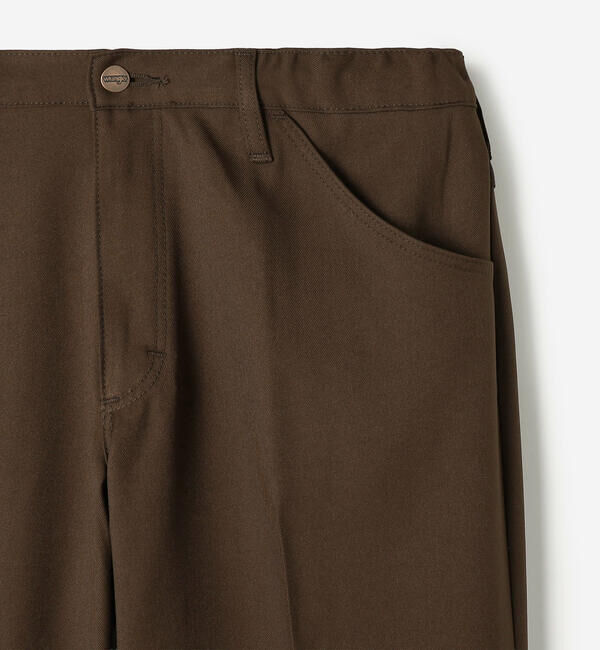  「Wrangler | 〈別注〉 WRANCHER ワイドスラックス BROWN MEN」|チノ|