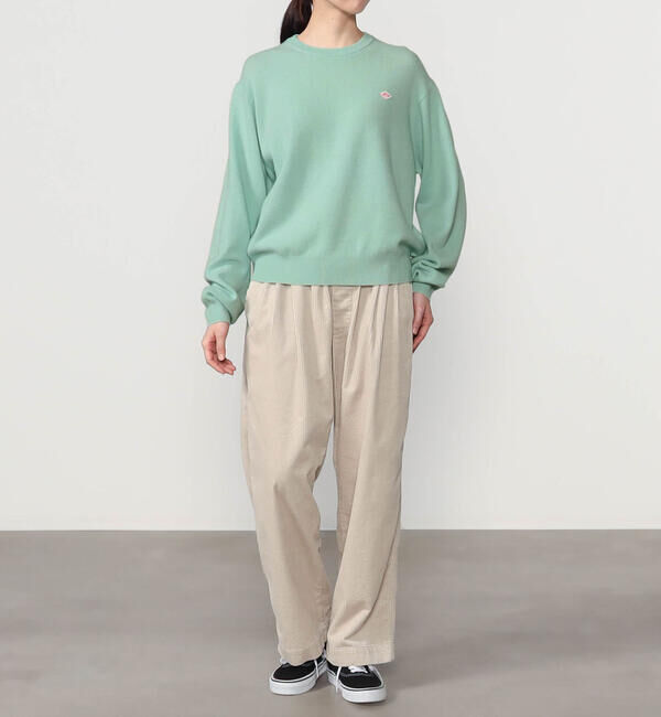  「DANTON | ラムウール クルーネックニットプルオーバー WOMEN」|ニット・セーター|