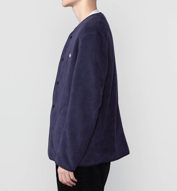  「DANTON | フリース カラーレスジャケット MEN」|Tシャツ・カットソー|