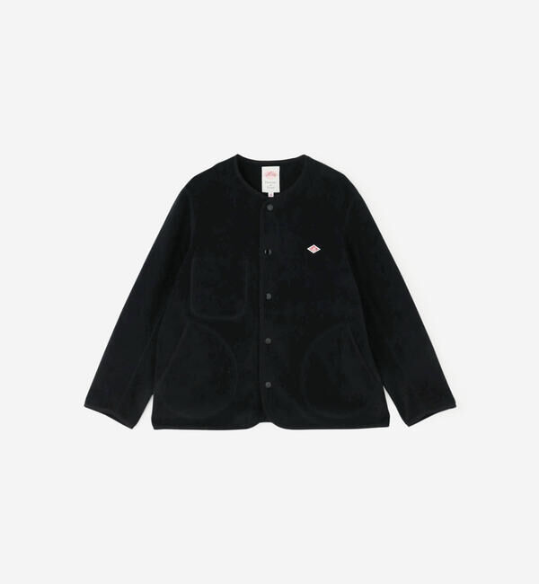  「DANTON | フリース カラーレスジャケット WOMEN」|Tシャツ・カットソー|