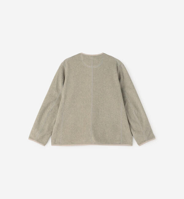  「DANTON | フリース カラーレスジャケット WOMEN」|Tシャツ・カットソー|