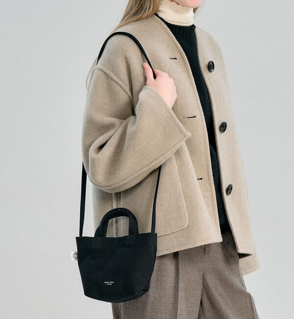  「ORCIVAL | PVCコットン 2WAYトートバッグ UNISEX」|トートバッグ|BLACK