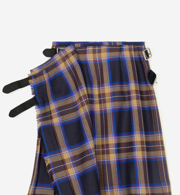  「O'NEIL OF DUBLIN | ウーステッドウール ミドルキルトスカート WOMEN」|スカート|