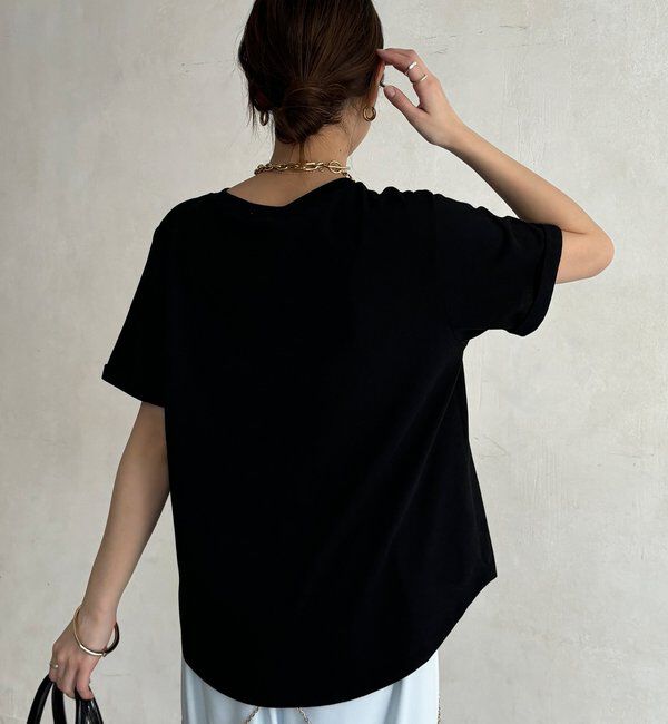  「【WEB限定】ハート刺繍ロゴプリントTEE」|Tシャツ・カットソー|