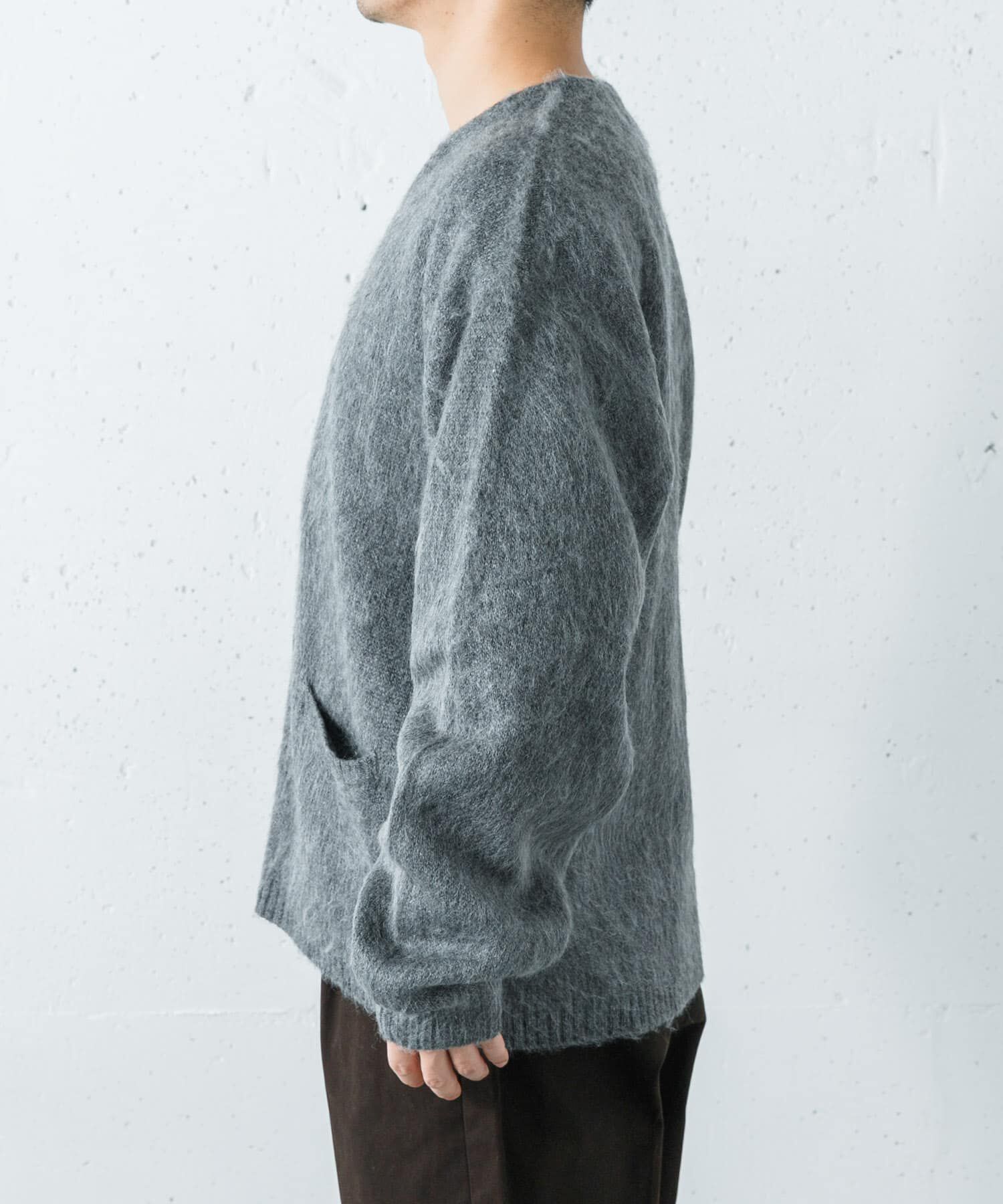 URBAN RESEARCH「TOWNCRAFT　SOLID SHAGGY CARDIGAN」|カーディガン|