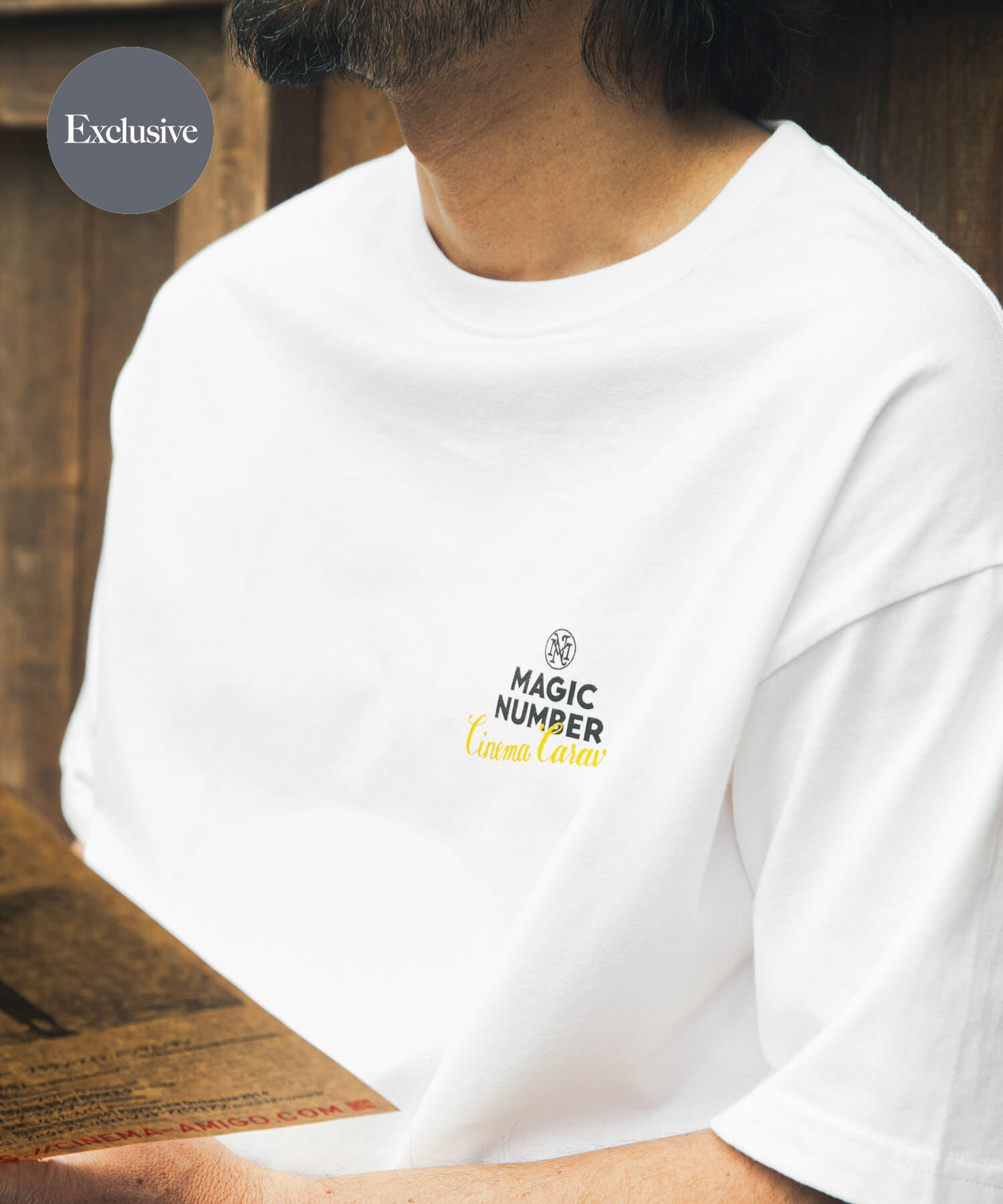 Sonny Label 「CINEMACARAVAN&times;MAGIC NUMBER&times;Sonny Label　コラボTシャツ2」|Tシャツ・カットソー|イエロー
