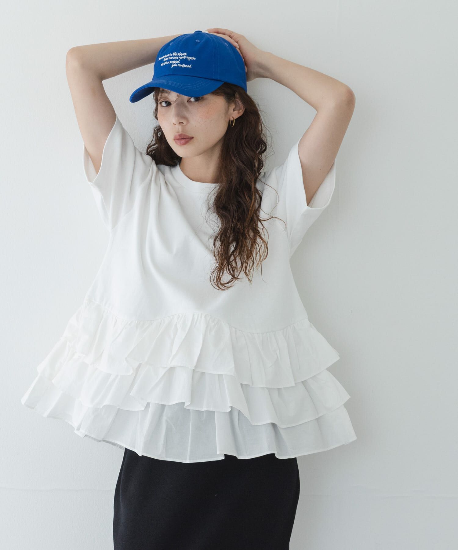 Sonny Label 「ペプラムフリルカットソー」|Tシャツ・カットソー|オフホワイト