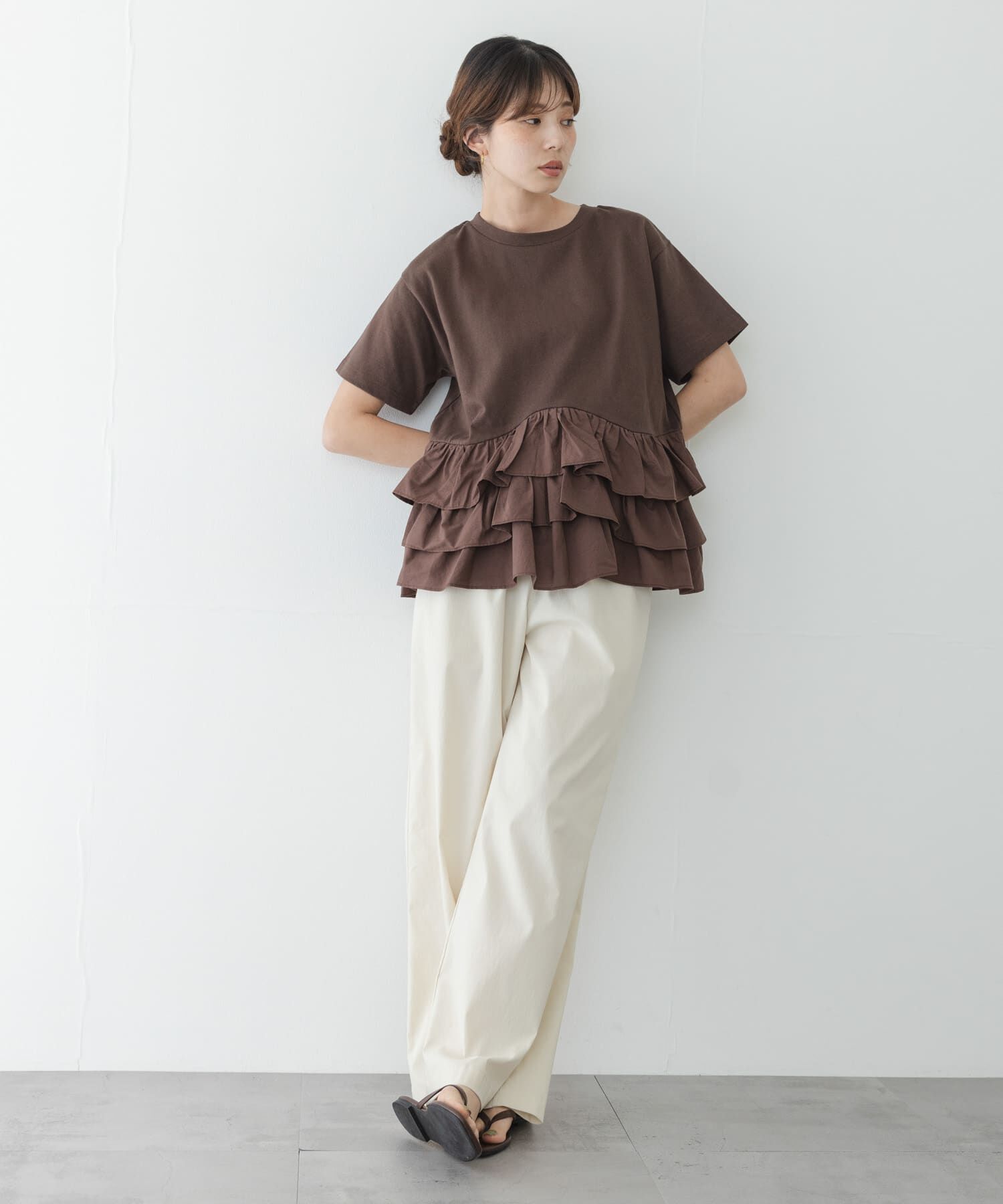 Sonny Label 「ペプラムフリルカットソー」|Tシャツ・カットソー|