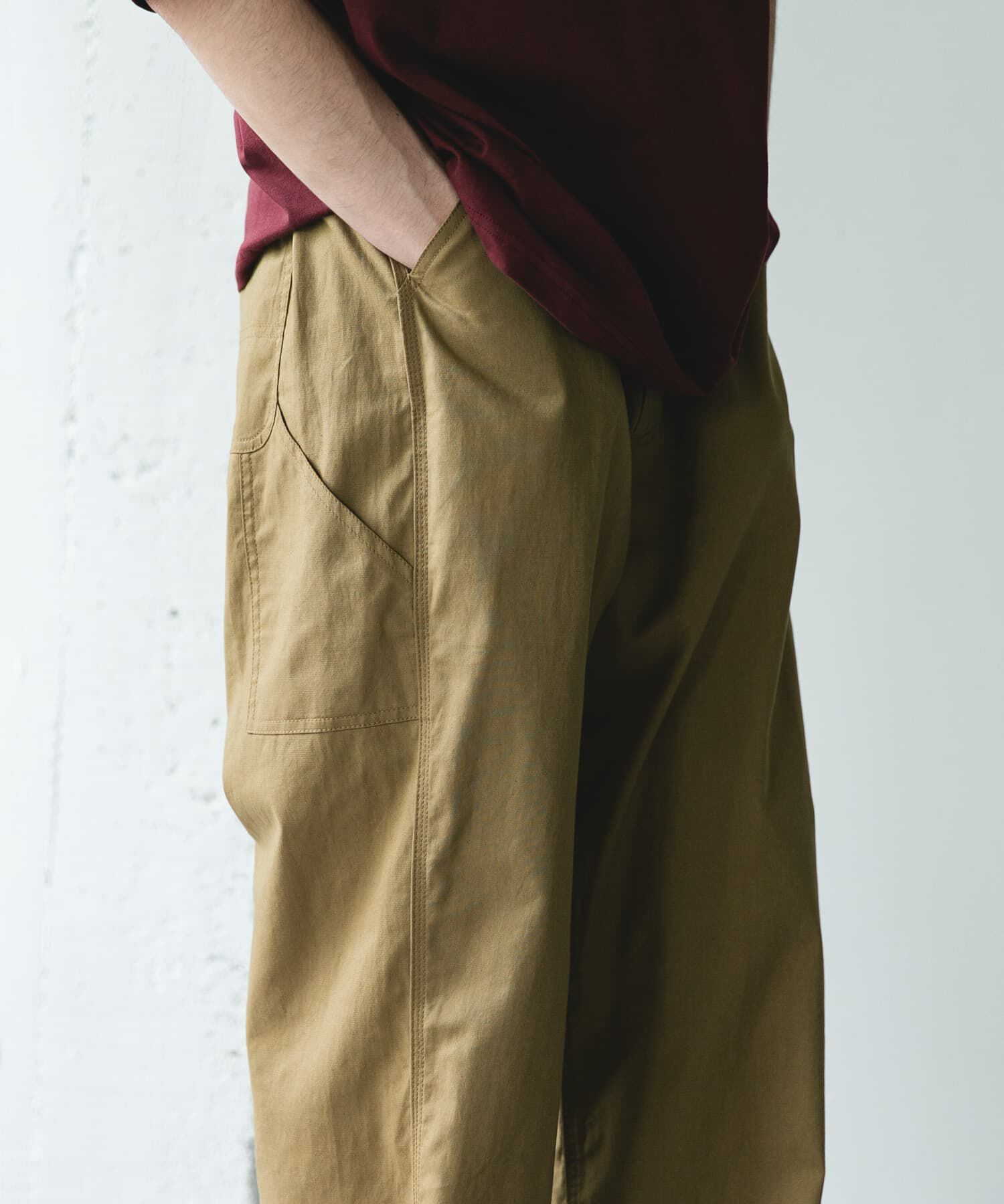URBAN RESEARCH DOORS「リネンブレンドイージーペインターパンツ」|その他|ベージュ