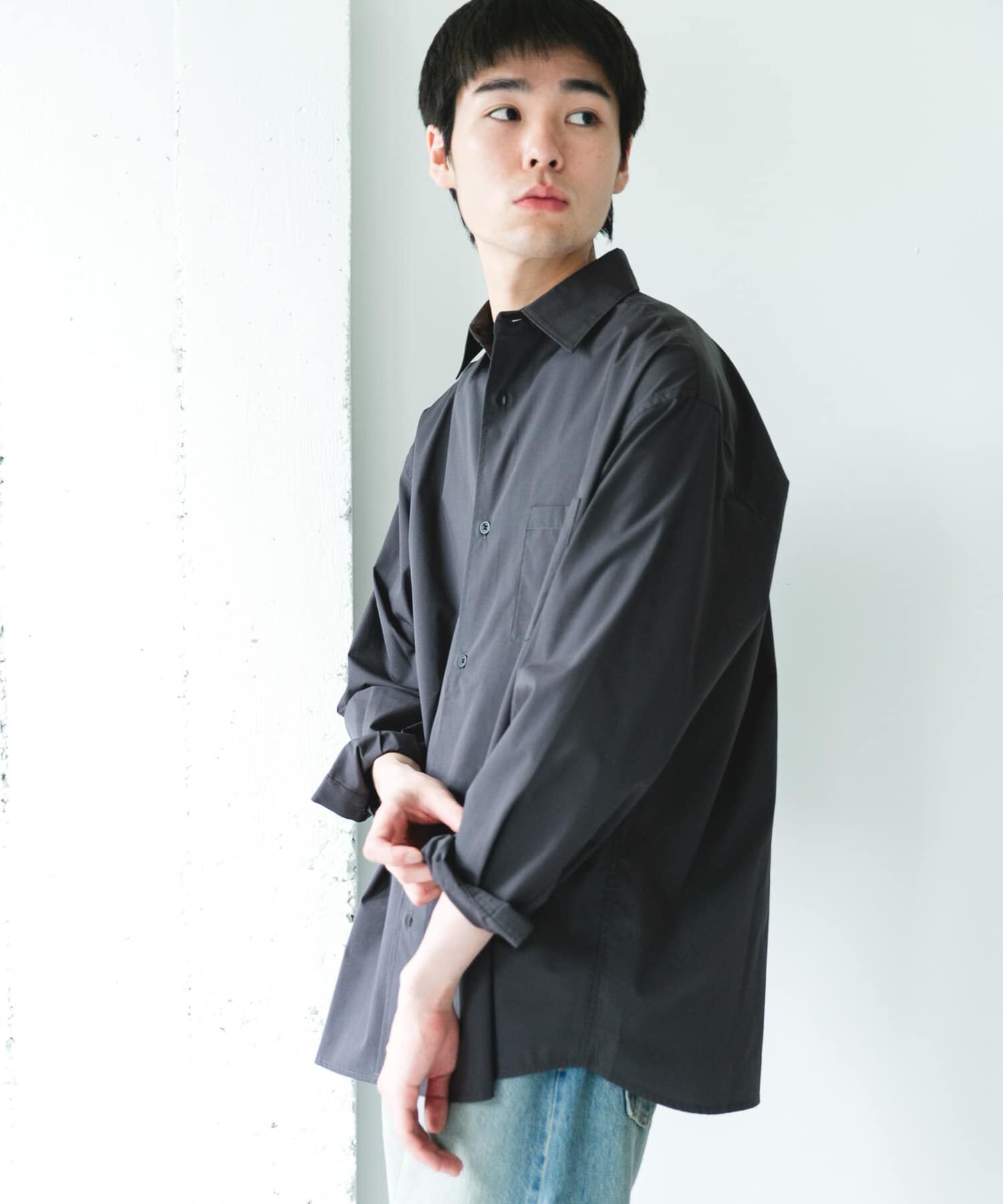 URBAN RESEARCH DOORS「『速乾/イージーケア/UVカット』『URTECH』Aircare ロングスリーブシャツ」|シャツ・ブラウス|