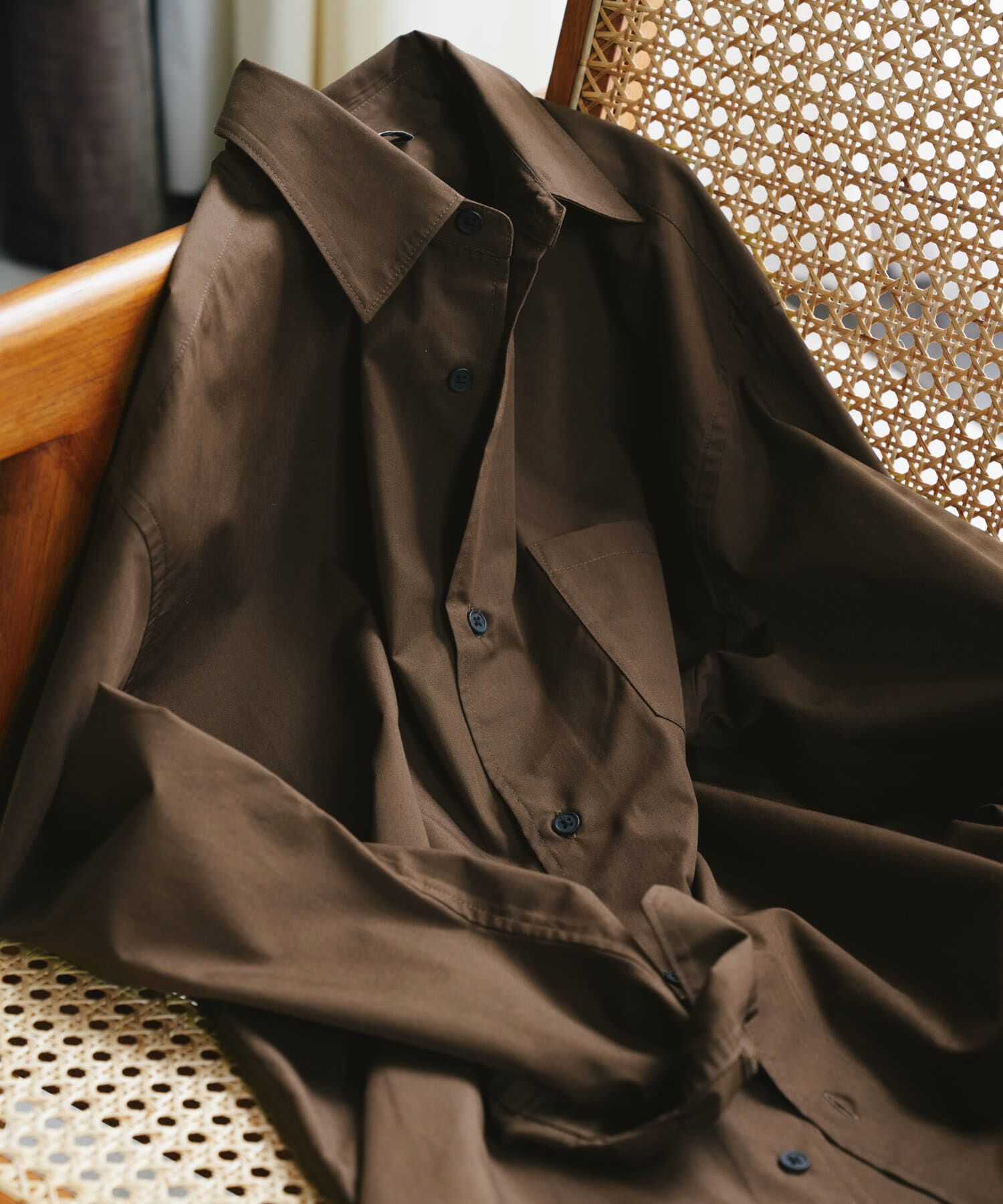 URBAN RESEARCH DOORS「『速乾/イージーケア/UVカット』『URTECH』Aircare ロングスリーブシャツ」|シャツ・ブラウス|