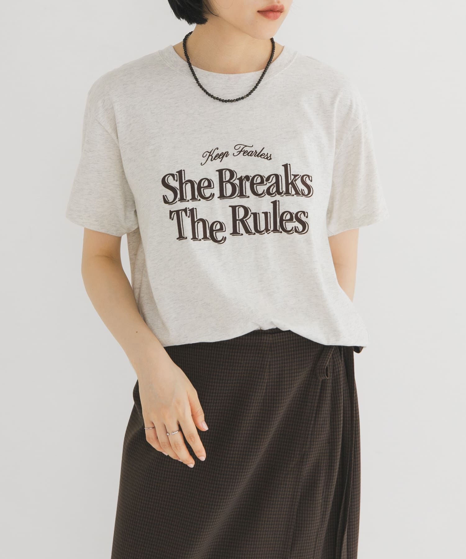  「フロッキーロゴTEE」|Tシャツ・カットソー|オートミール