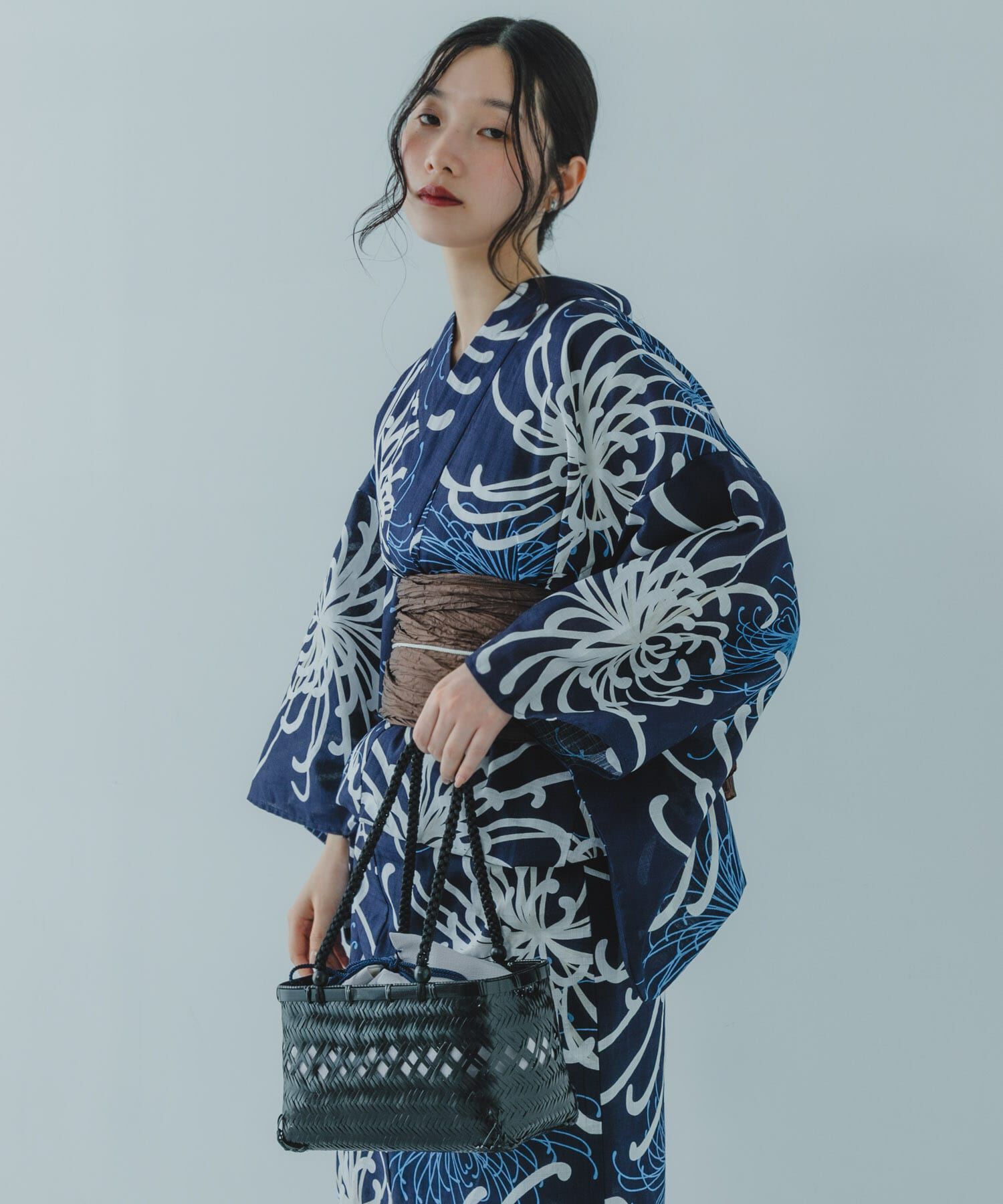 SENSE OF PLACE by URBAN RESEARCH「『WEB/一部店舗限定』スクエアバンブーカゴバッグ」|かごバッグ|