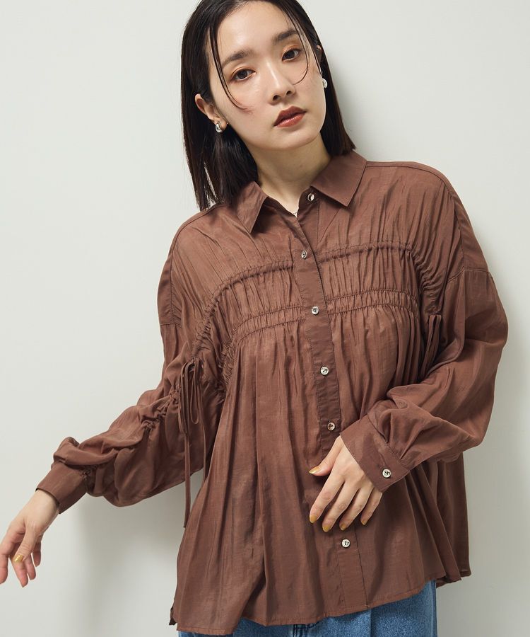 Green Parks「・ELENCARE DUE シアーシャーリングシャツ」|シャツ・ブラウス|