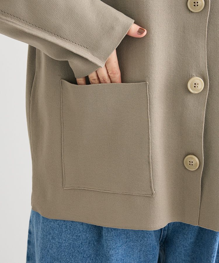 Green Parks「・ELENCARE DUE ニットシングルジャケット」|カーディガン|