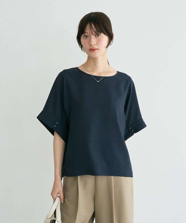 YECCA VECCA「【接触冷感】ドルマンブラウス」|シャツ・ブラウス|
