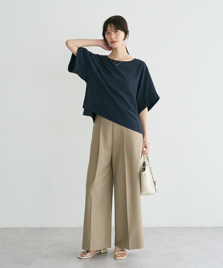 YECCA VECCA「【接触冷感】ドルマンブラウス」|シャツ・ブラウス|