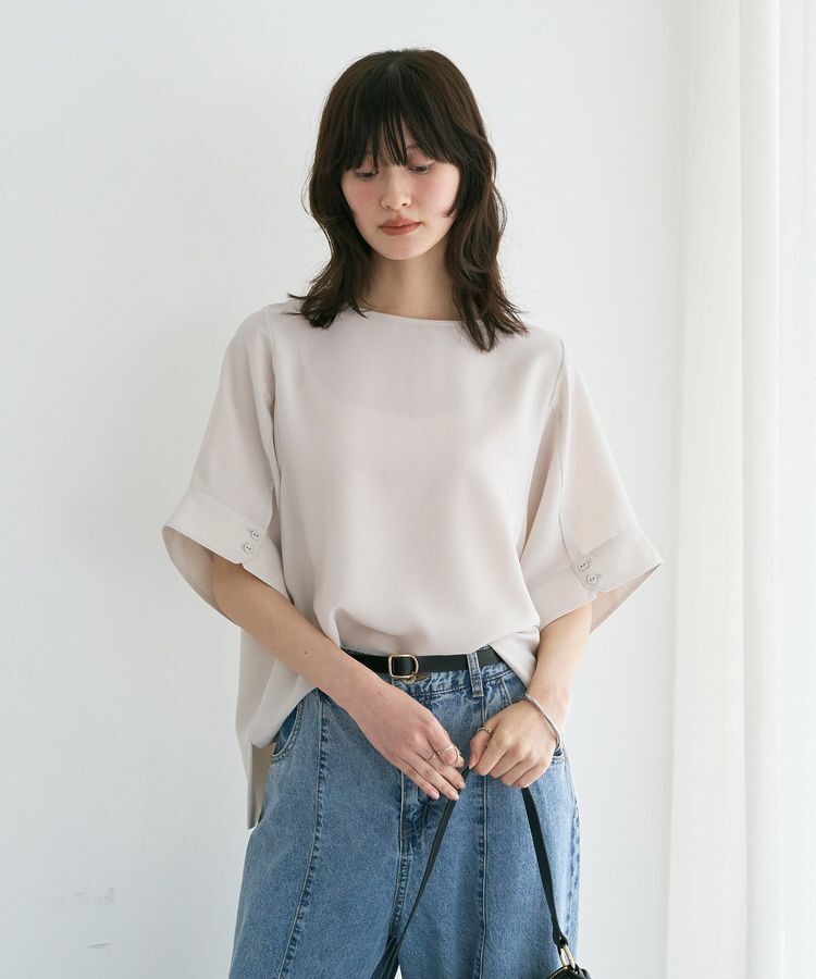 YECCA VECCA「【接触冷感】ドルマンブラウス」|シャツ・ブラウス|