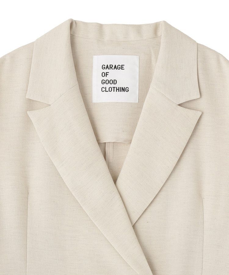 GARAGE OF GOOD CLOTHING「【日本製】リネンライクロングベスト」|ベスト・ジレ|