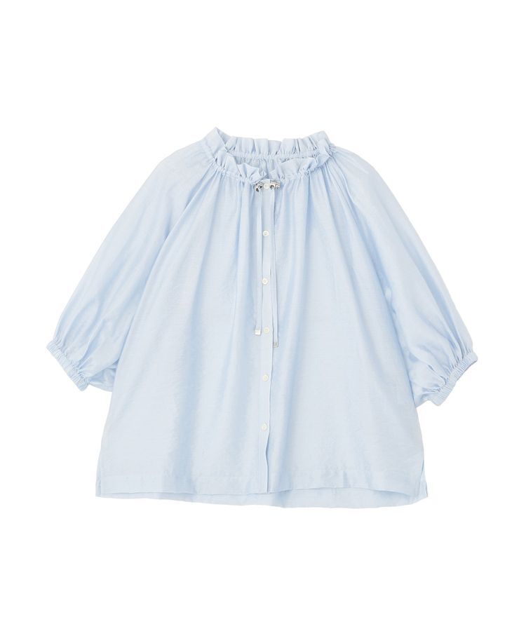 GARAGE OF GOOD CLOTHING「クレープシフォンドロストギャザーブラウス」|シャツ・ブラウス|