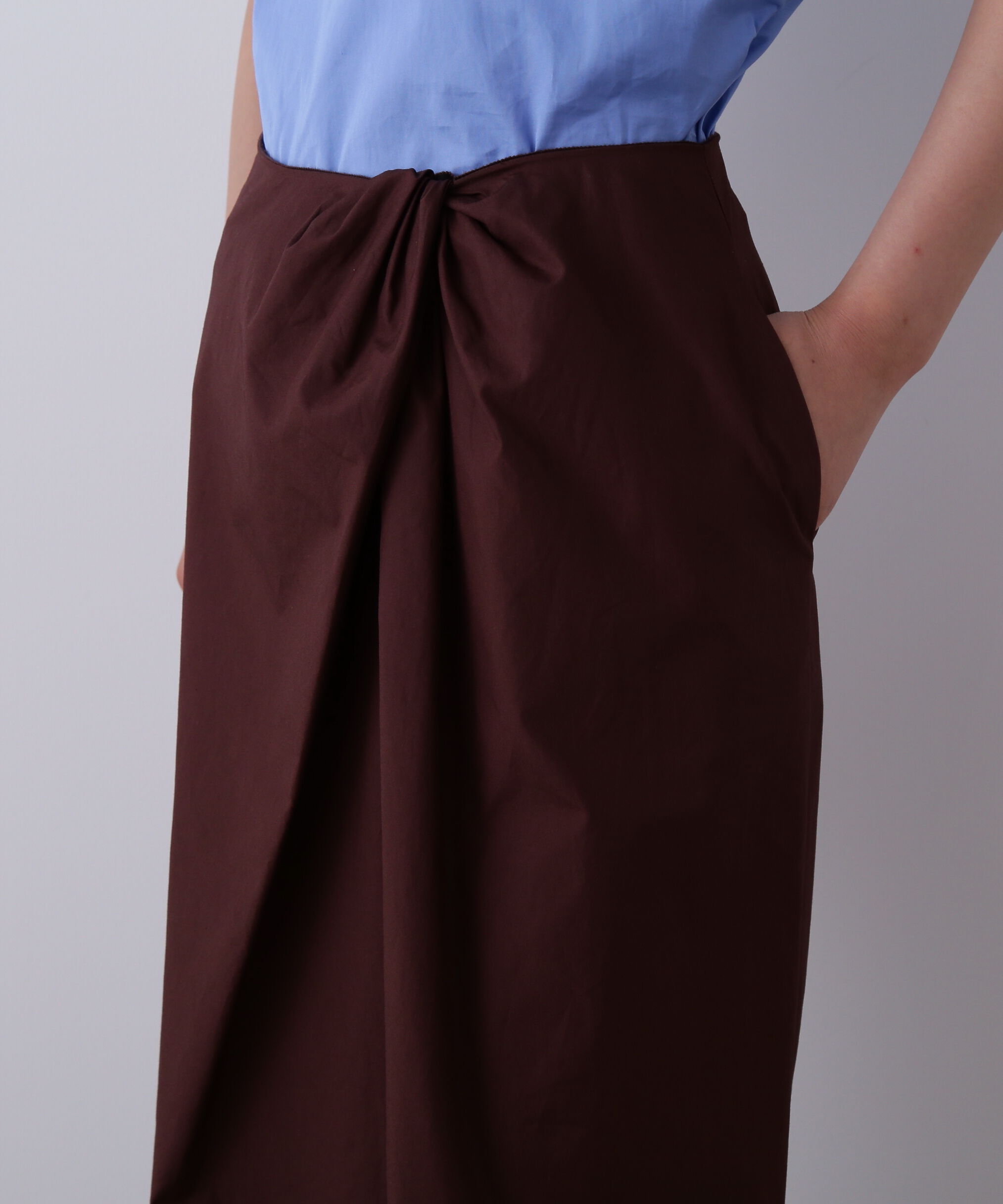 YLEVE 「YLEVE / FINX COTTON WEATHER SKIRT」|スカート|
