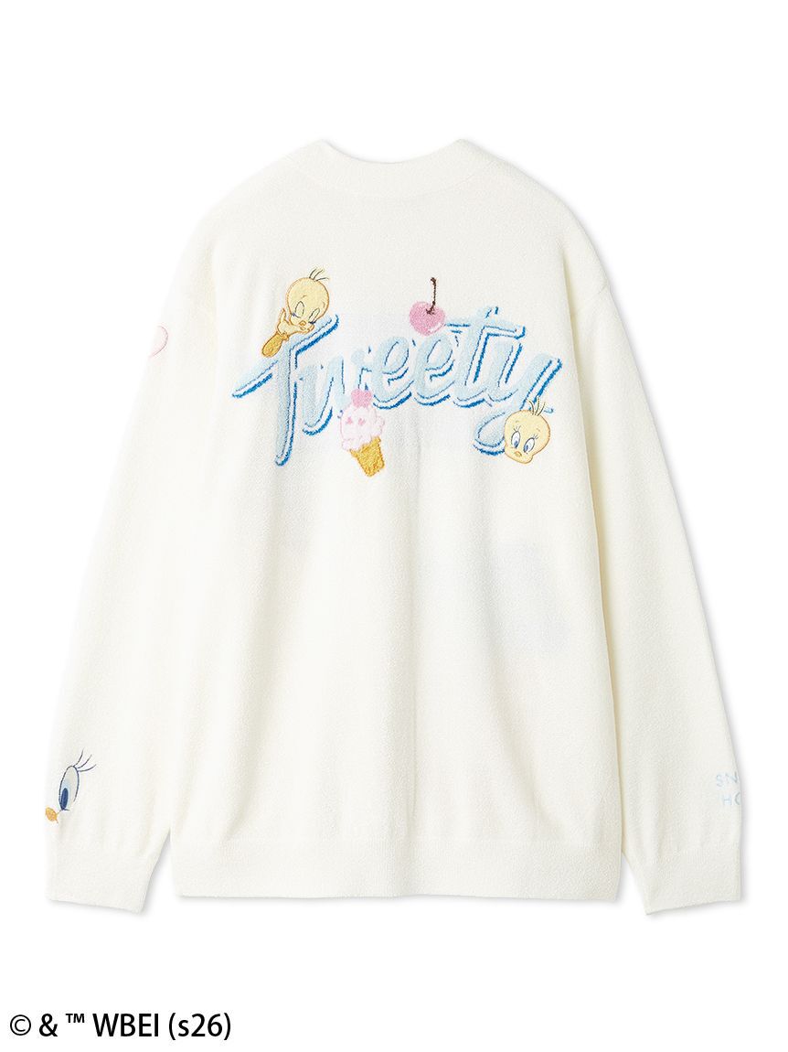 SNIDEL HOME「【Tweety】モチーフニットカーディガン」|ルームウェア|