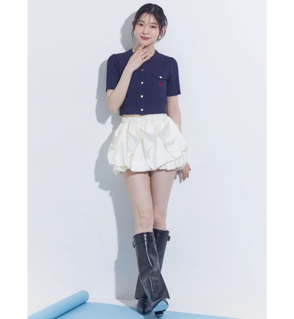 MERCURYDUO「U.S. POLO ASSN.別注ケーブルカーディガン」|カーディガン|