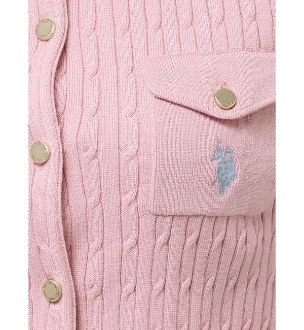 MERCURYDUO「U.S. POLO ASSN.別注ケーブルカーディガン」|カーディガン|