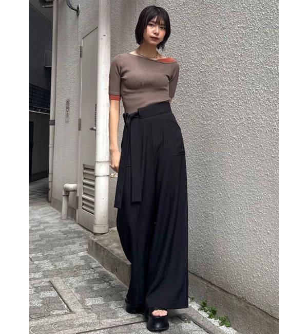 MURUA「ハイウエストデザインパンツ」|その他|