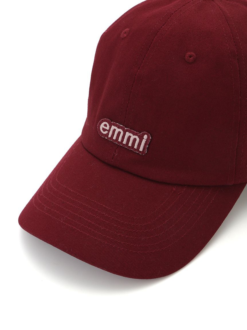 emmi atelier「emmiロゴコットンキャップ」|キャップ・キャスケット|