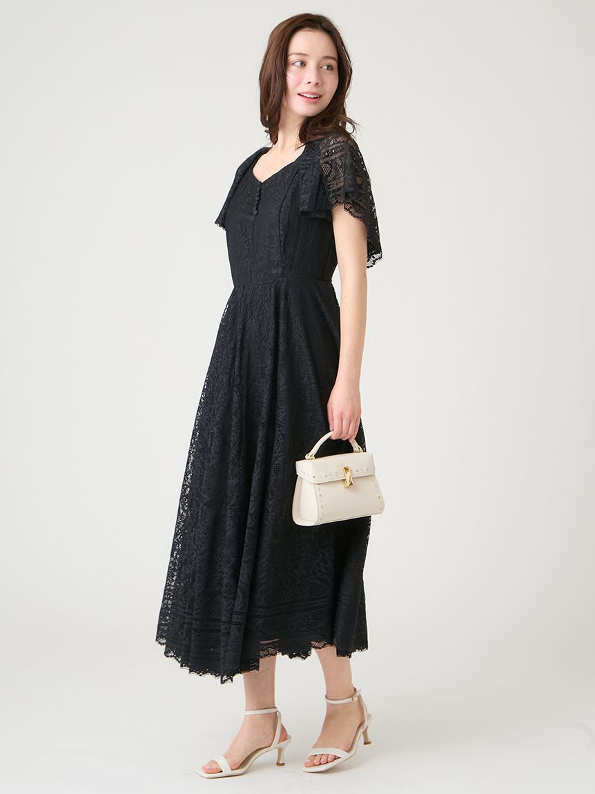 CELFORD「【接触冷感】サークルレースワンピース」|ワンピース|