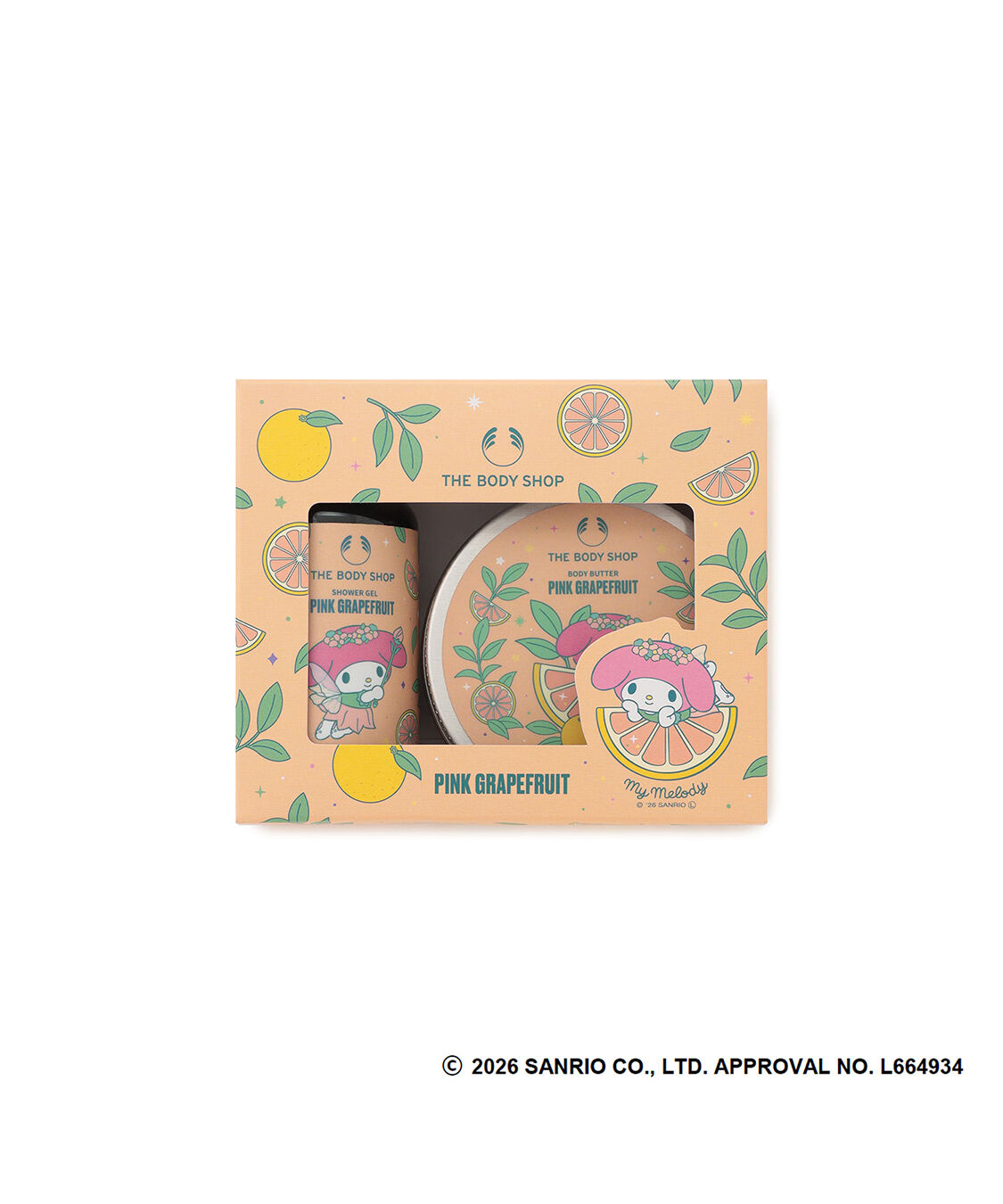 THE BODY SHOP「【マイメロディ】ミニボディケアギフト PG（香り：ピンクグレープフルーツ）」|キット・セット|その他