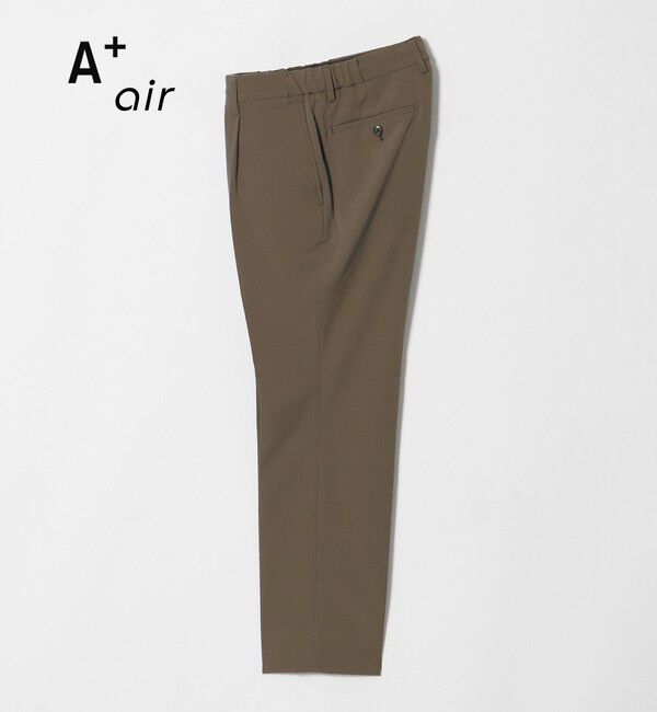 UNITED ARROWS green label relaxing「A+ air ポリエステル ミニ チェック 1プリーツ スラックス」|スラックス|MD.BROWN