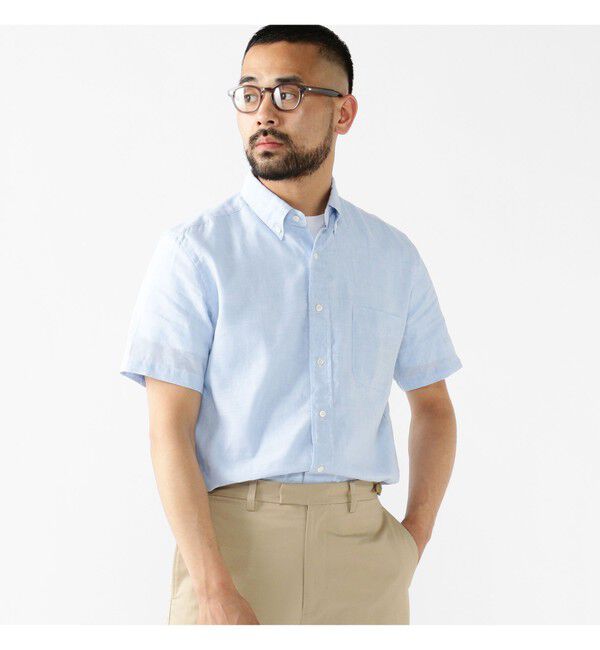 BEAMS PLUS「B.D. Short Sleeve COOLMAX(R) Linen」|シャツ・ブラウス|