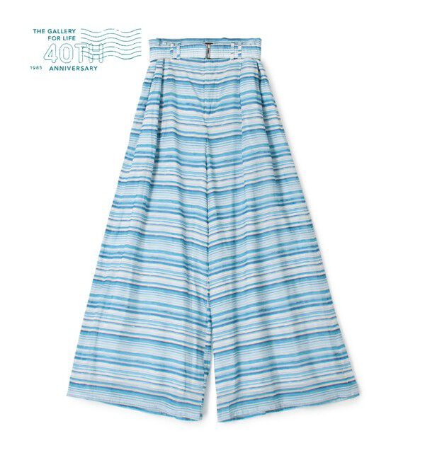 GALERIE VIE「Sea Waves Drawing Pants」|その他|64 ブルー系