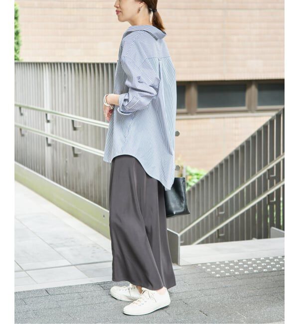 SLOBE IENA「《UVカット》ポプリン2WAYシャツ」|シャツ・ブラウス|