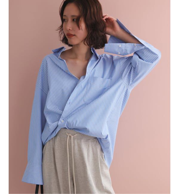 SLOBE IENA「《UVカット》ポプリン2WAYシャツ」|シャツ・ブラウス|