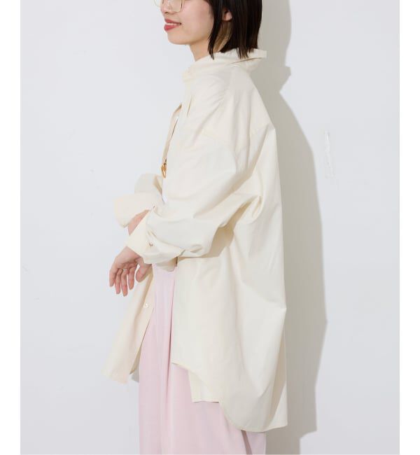 SLOBE IENA「《UVカット》ポプリン2WAYシャツ」|シャツ・ブラウス|