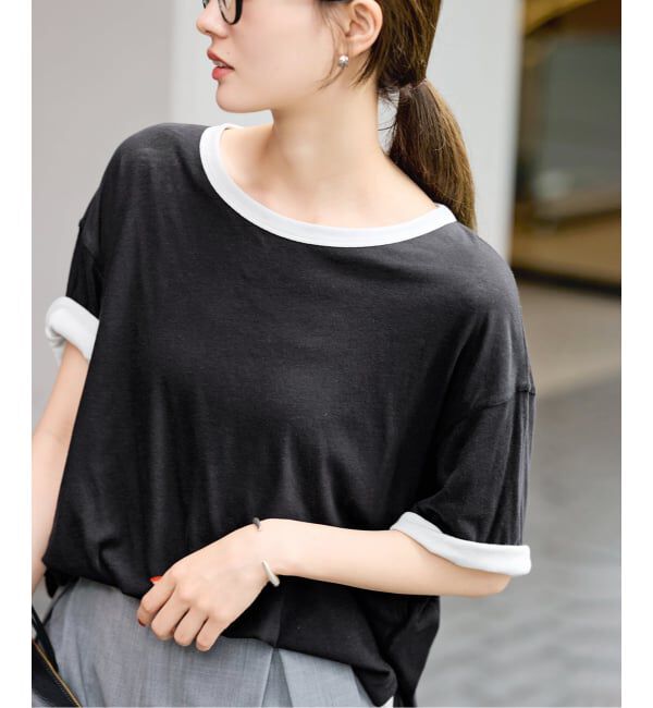 FRAMeWORK「≪一部カラーWEB限定≫リバーシブルTee」|Tシャツ・カットソー|ブラック