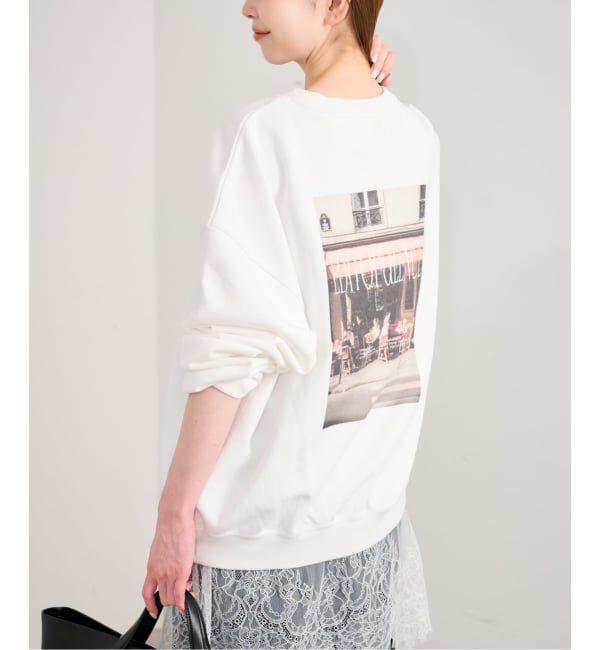 U by SPICK&SPAN「《予約》photo print スウェット」|スウェット・ジャージ|