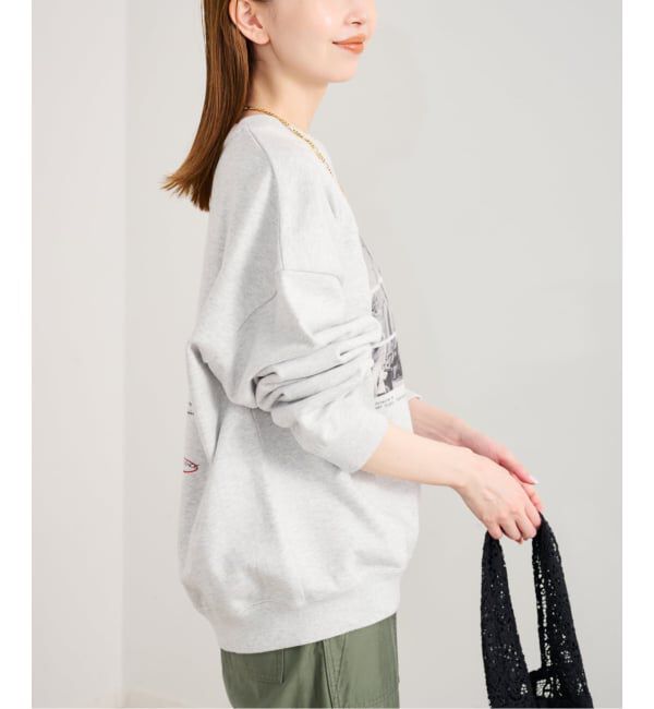 U by SPICK&SPAN「《予約》photo print スウェット」|スウェット・ジャージ|