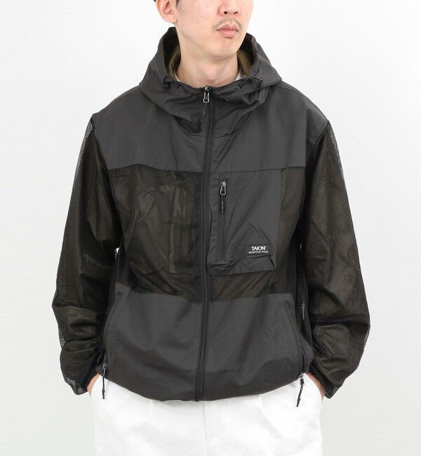 NOLLEY'S goodman「【TAION/タイオン】NON DOWN MOUNTAIN R/S HOOD JK 26SS」|ブルゾン・スタジャン|ブラック