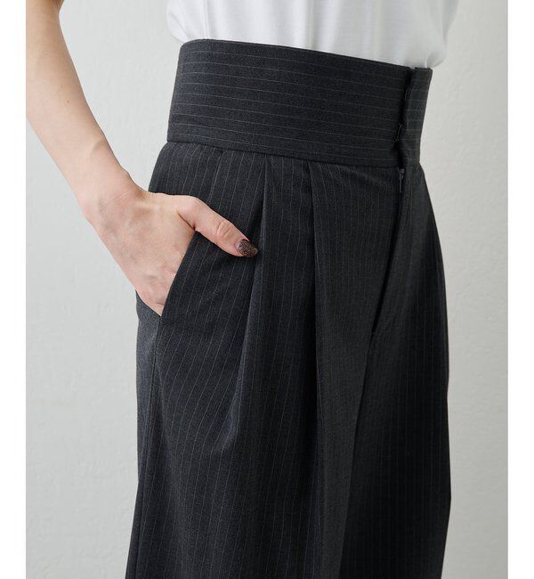 THE PAUSE「【THE PAUSE】ストライプタックパンツ」|その他|