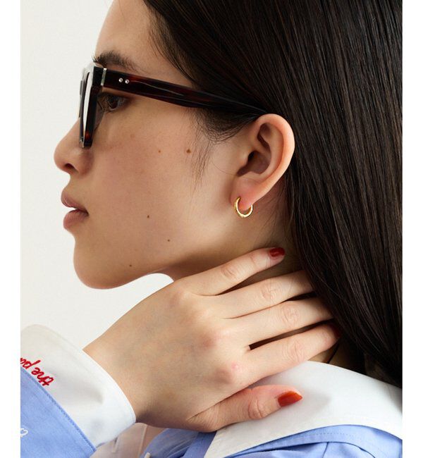 THE PAUSE「【THE PAUSE】フープピアス S＜WEB限定＞」|ピアス|