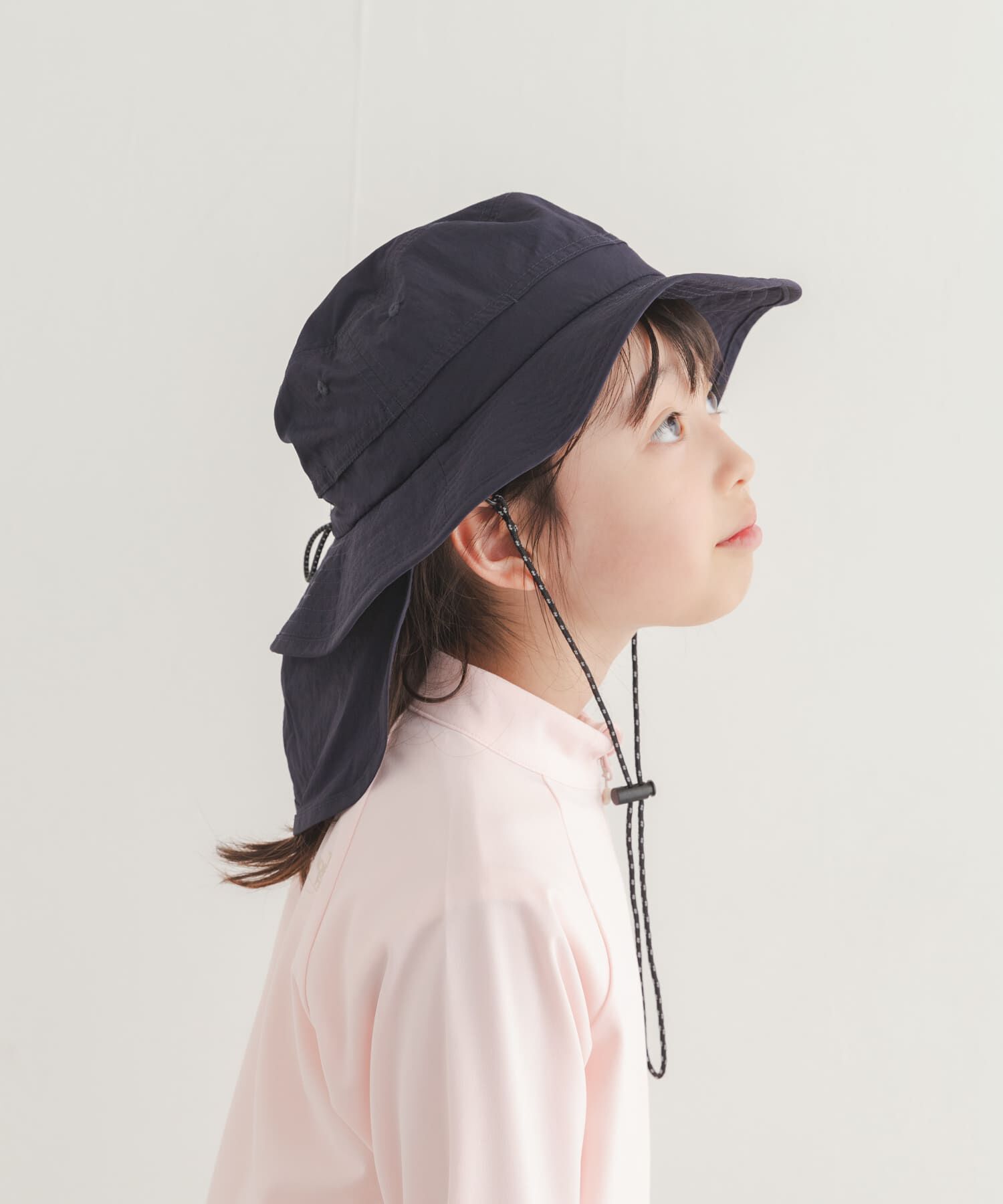 URBAN RESEARCH DOORS「撥水UVポケッタブルハット(KIDS)」|その他|ネイビー