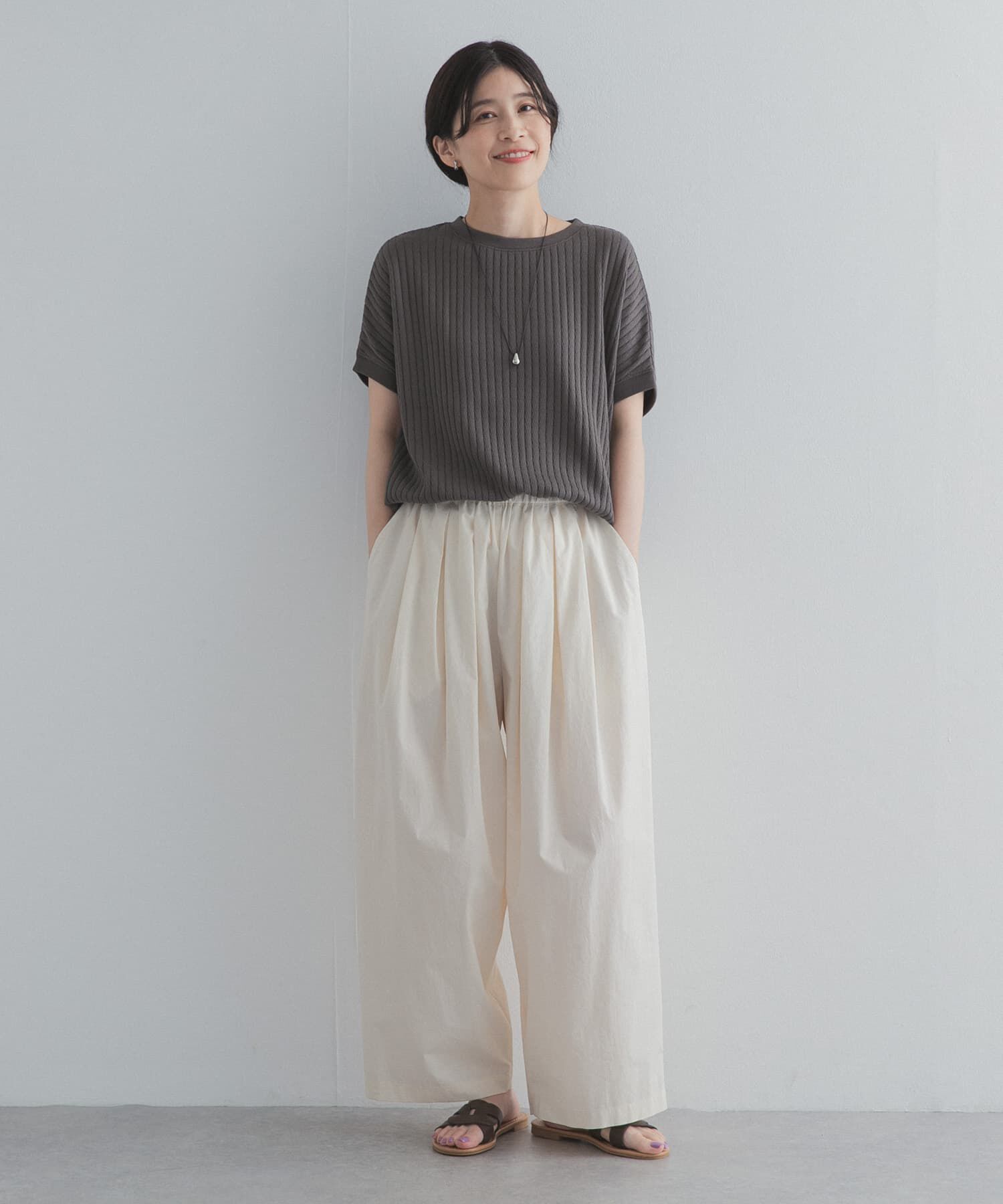 URBAN RESEARCH DOORS「ギャザーボリュームパンツ」|その他|