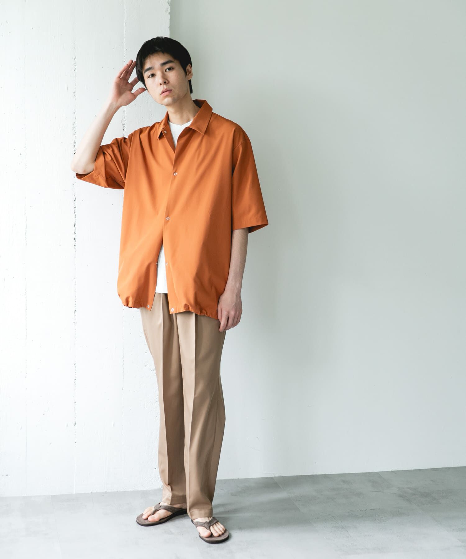 URBAN RESEARCH DOORS「COOLFIBER ツイルシャーリングスラックス」|その他|